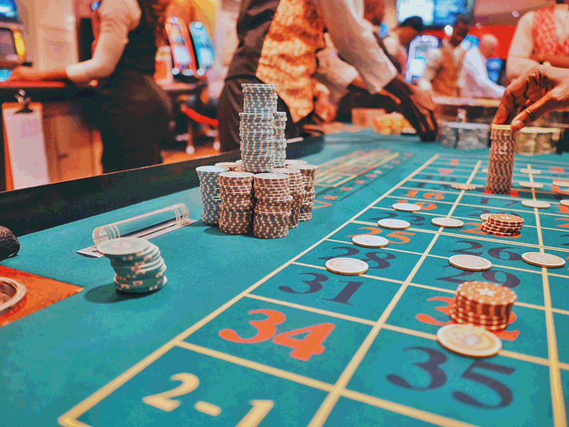 playing in casino